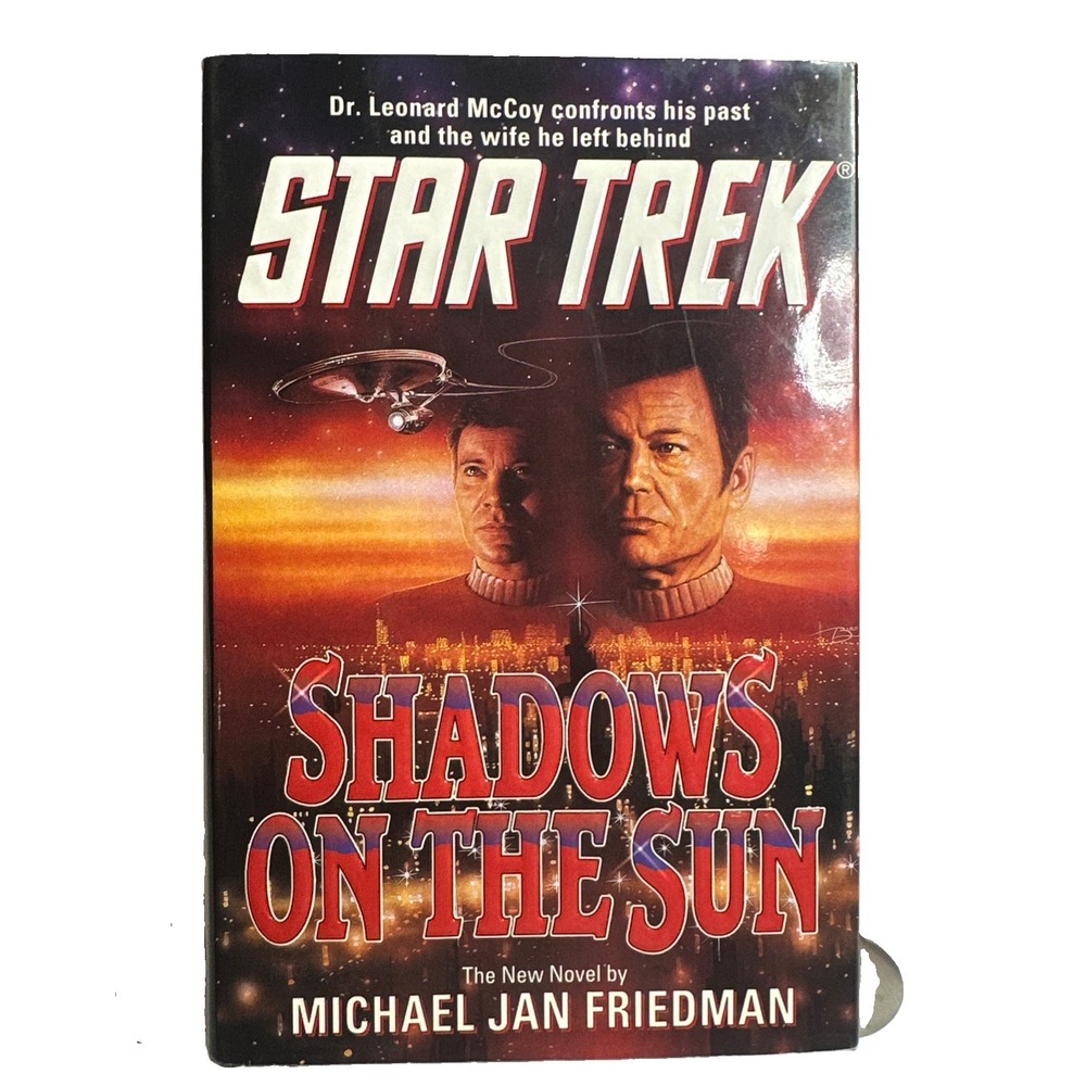 VTG. Star Trek "Shadows on the Sun"by Michael Jan Friedman! First Edition 1993